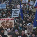 Desetine hiljada demonstranata izašlo na ulice u Slovačkoj protiv premijera Roberta Fica