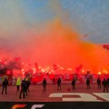 Pogledajte bakljadu Delija na početku drugog poluvremena 175. večitog derbija