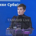 Brnabićeva: Pozivam građane da dođu u subotu u Niš, da pokažemo da će Srbija pobediti
