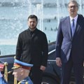 Zelenski u poseti Srbiji: Svečani doček za predsednika Ukrajine ispred Palate Srbija
