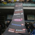 Dvanaesti protest u Beogradu, šetnja do RTS-a