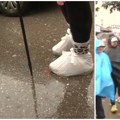 (VIDEO) Studenti po kiši i vetru u četiri kolone ka Loznici