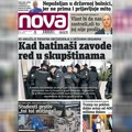 „Nova“ piše: „Kad batinaši zavode red u skupštinama“