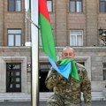 Azerbejdžanski predsednik učestvovao u ceremoniji podizanja zastave u glavnom gradu Karabaha