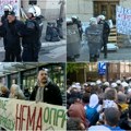 (BLOG) Protest ispred zgrade suda u Novom Sadu, prisutna žandarmerija, u Nišu prekinuta blokada