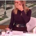 (Foto) golub napravio haos usred emisije: Reakcija voditeljke je sve nasmejala, a evo šta je nakon toga uradila