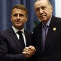 Састали се Макрон и Ердоган: Разговори о Блиском истоку, Украјини и сарадњи