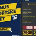 AdmiralBet i Sportske bonus tiket - Uz derbije do kvote 33,69!