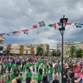 Leskovački budući prvaci plesom i igrom obeležili završetak predškolskih dana