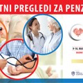 Besplatni zdravstveni pregledi i prezentacije za penzionere 9. i 10. marta u Oficirskom domu