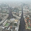 Studenti pozivaju građane koji pristižu na protest da krenu ka Slaviji