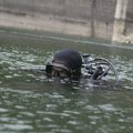 Redovna obuka ronilaca Rečne flotile na Zavojskom jezeru