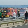 Opet nesreća na auto-putu "Miloš Veliki": Direktan sudar kamiona i automobila, jedna osoba povređena