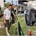Ljude dočekao užasan prizor ispred kuće Teška saobraćajka kod Šapca: Muškarac kombijem uleteo u dvorište, vozilo prevrnuto na…