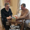 "Ako baciš od jedan do pet, radimo u istom timu": Vučić sa svojim dvojnikom igrao "Ne ljuti se čoveče"(video)