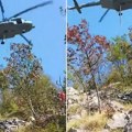 Helikopterom prevezen u bolnicu: Akcija hrvatske Gorske službe: Spasili srčanog bolesnika na Kudinom mostu (video)