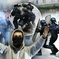 Haos u Francuskoj! Policija suzbija demonstrante vodenim topovima i rasteruje srednjoškolce suzavcem: Uhapšeno oko 300 ljudi…