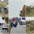 Najmanje dvoje poginulih u prevrtanju autobusa kod sremske mitrovice! Vozilo bilo puno putnika, više od 40 povređenih! Prevoze…
