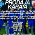 Počela prodaja karata za utakmicu Radnik – Crvena zvezda