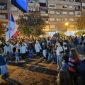 Drugi dan zaredom - proslava pobede Studentske liste na Trgu oslobodilaca Pirota
