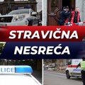 Sudar policijskog vozila i automobila Užas u centru Beograda: Vozila uništena, aktivirao se erbeg (foto)