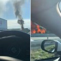 Buktinja na auto-putu za Novi Sad: Zapalio se kamion kod Šajkaša