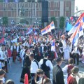 Centralna manifestacija Svesrpskog sabora na Trgu republike