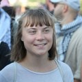 Greta Tunberg na protestu u Beogradu