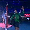 Kakva scena - Pogledajte reakciju publike kada je Novak izašao na teren! Tresla se Rod Lejver arena!