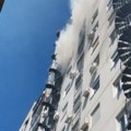 Gori stan NA devetom spratu: Požar na Novom Beogradu