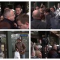 Poslanici telima blokirali ulaz u zgradu suda u Novom Sadu, obezbeđenje traži da se sklone VIDEO