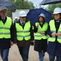 Ministarka zaštite životne sredine Pavkov obišla radove na izgradnji fabrike za prečišćavanje vode u Nišu