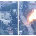 Rusi jednim udarcem razneli celu zgradu, u trenu je sravnjena sa zemljom Šok za ukrajinsku vojsku! (video)