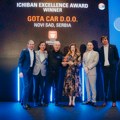 Priznanje za novosadski Gota Car na dodeli nagrada Ichiban koje Toyota u Evropi dodeljuje najuspešnijim partnerima