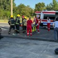 Težak sudar automobila i motocikla: Užas u Novom Sadu, ima povređenih (foto)