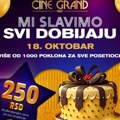 Proslava rođendana bioskopa "Cine Grand MCF" - 18. oktobra