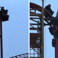 Pokvario se rolerkoster: Ljudi ostali zaglavljeni na 30 metara visine, snimak je jeziv