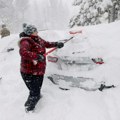 Sneg napravio haos u Kaliforniji Blokiran autoput, udari vetra dostigli brzinu od 160 na sat