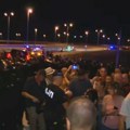 Desetak privedenih posle blokade auto-puta Miloš Veliki
