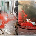 Vandalizovani ulazi zgrada aktivista zborova sa Zvezdare, građani pozvani na protest od 20 časova (FOTO)