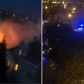 Požar u Borči posle udara groma! Vatrogasci gase plamen, otkriveno šta je pogođeno!