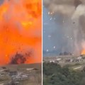 Snažna eksplozija u fabrici municije: Buknuo ogroman požar, drama kod Rima