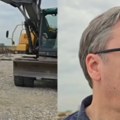 "Vri kao u košnici" Vučić obišao gradilište za ekspo i nacionalni stadion (video)