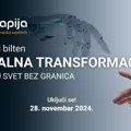 Tematski bilten "Digitalna transformacija: Prozor u svet bez granica" 28. novembra na eKapiji