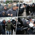 BLOG UŽIVO „Udarali su nas cokulama da se ne vidi“: Blokada Policijske uprave u Novom Sadu, ispred glavnog ulaza kordon…