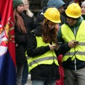 Protest studenata u blokadi kod zgrade nekadašnjeg Generalštaba