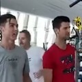 FOTO Tajno slikani Đoković i Ronaldo sa balkona hotela: Pogledajte šta su radili u Rijadu kada niko nije gledao