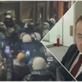 Дачић каже да је полиција на Филозофском поступала "високо професионално" - снимци показују другачије