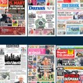 Naslovne strane sutrašnjih novina: Prelistavanje štampe za nedelju, 15. mart 2026. godine
