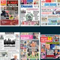 Naslovne strane današnjih novina: Prelistavanje štampe za nedelju, 15. mart 2026. godine